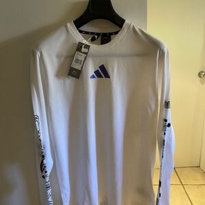 ADIDAS MENS 'GLOBAL' LONG SLEEVE TEE